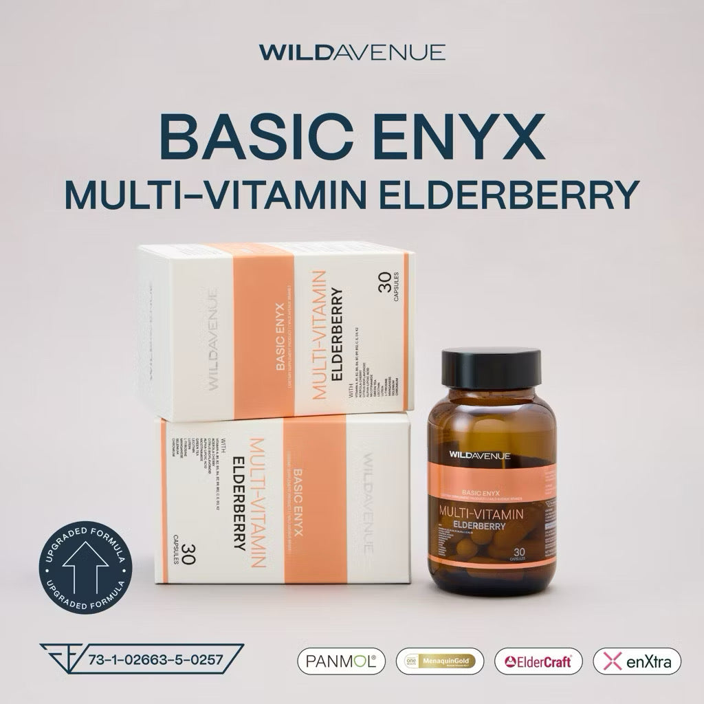 ⛔️(Pre-order) (สูตรใหม่) WILD AVENUE BASIC ENYX (ผลิตภัณฑ์เสริมอาหาร มัลติวิตามิน ดูแลสุขภาพโดยรวม)