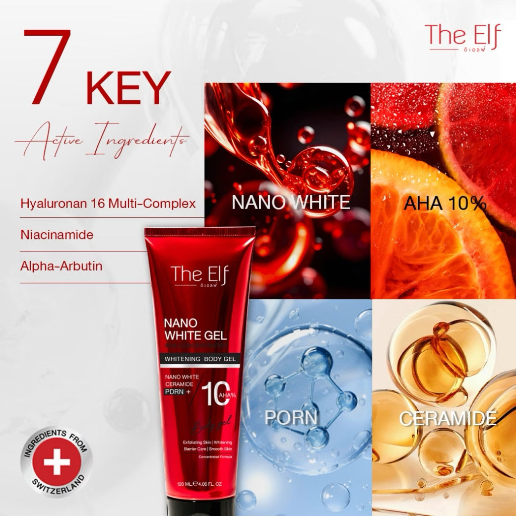 ⛔️(Pre-order) เจลแดง ดิเอลฟ์ | The Elf Nano White Gel 120ml