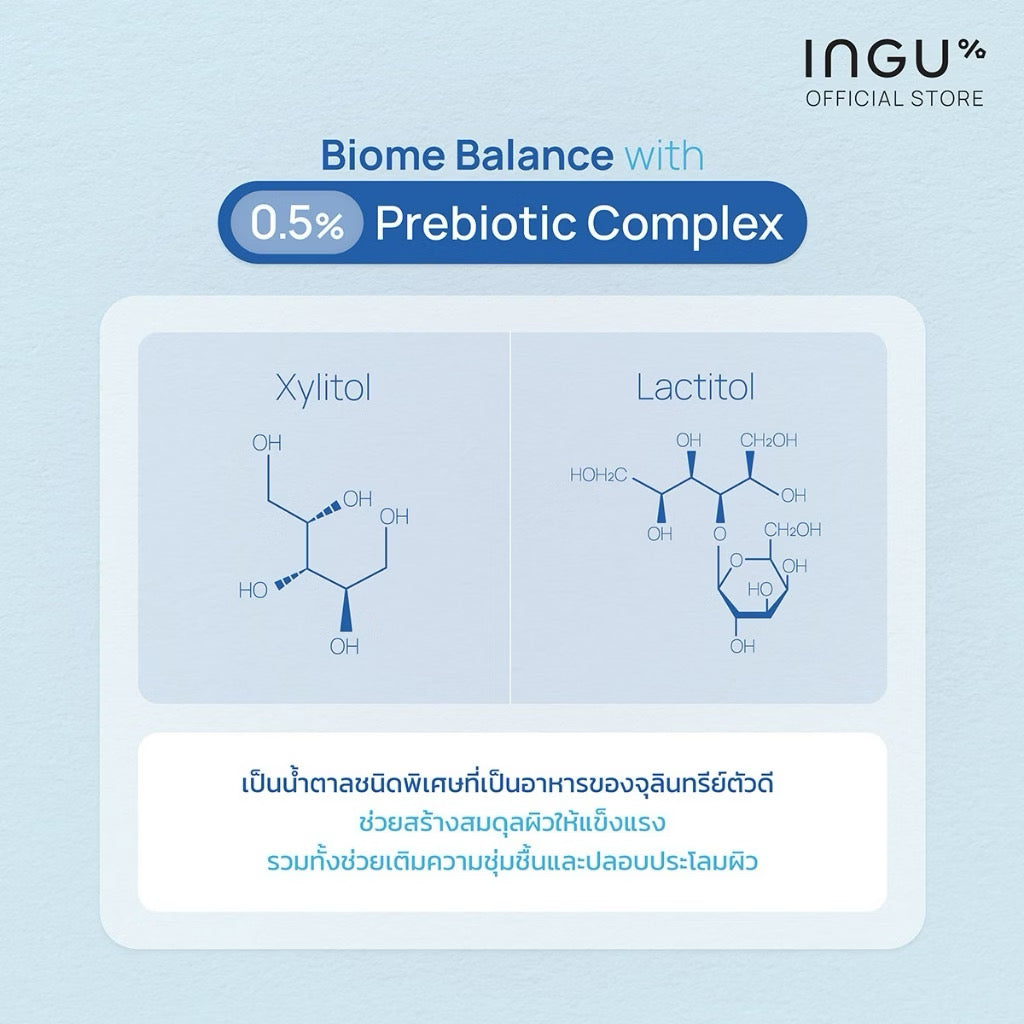 ⛔️(Pre-order)INGU Hydrating Gentle Cleanser + Biome Balance คลีนเซอร์ล้างหน้า 100ml