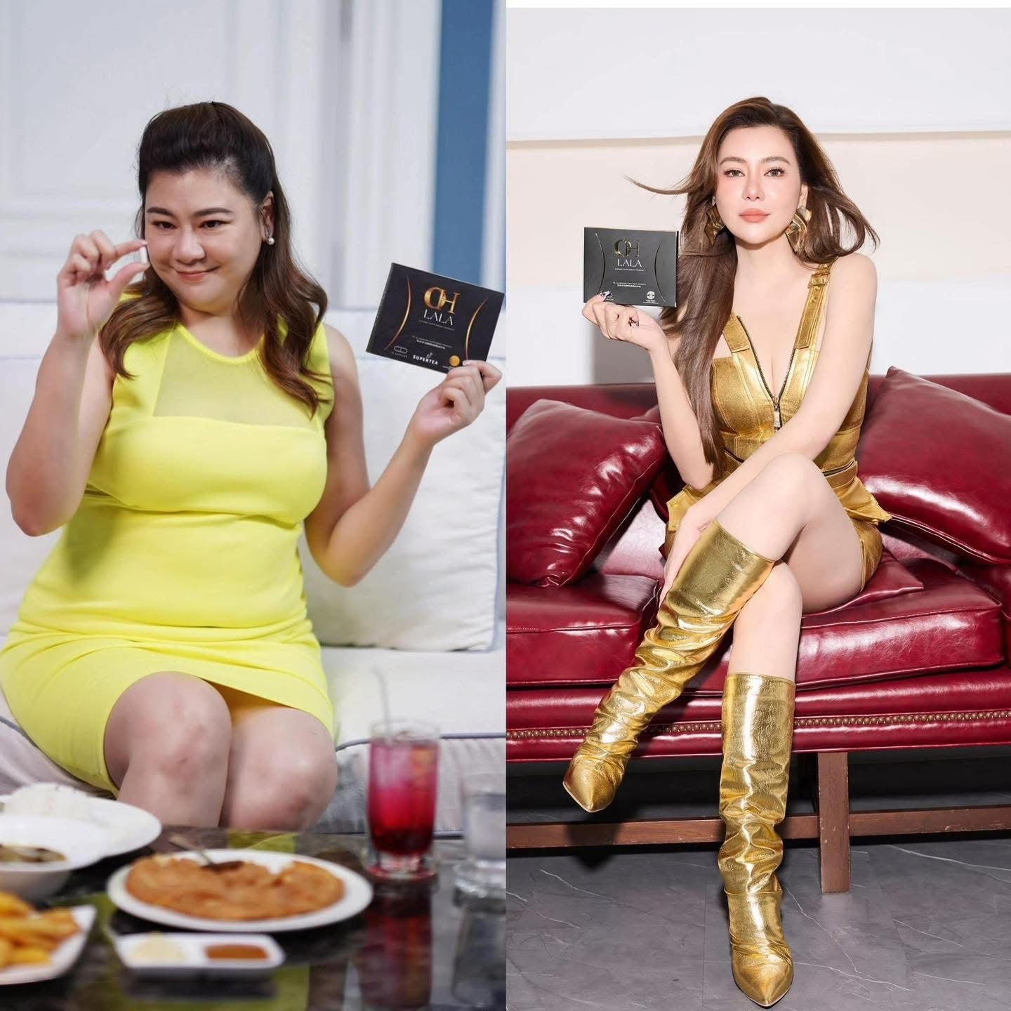 Ohlala โอ ลาลา ของโอ๋ ภัคจีรา ผลิตภัณฑ์เสริมอาหาร 10 แคปซูล