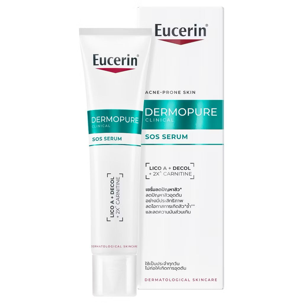 ⛔️(Pre-order) EUCERIN - Dermopure Clinical Sos Serum ยูเซอริน เดอร์โมเพียว คลินิคอล เอสโอเอส เซรั่ม 40ml
