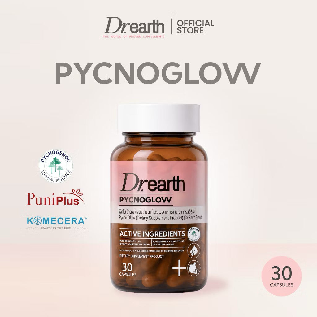 ⛔️ (Pre- Order) Dr.Earth Pycnoglovv ผลิตภัณฑ์เสริมอาหาร พิกโนโกลฟ 30 แคปซูล