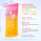 *New* MizuMi UV EX Bright Body Serum เซรั่มกันแดดทาตัว ปกป้องสูง อัพผิวไบรท์ x2 150ml