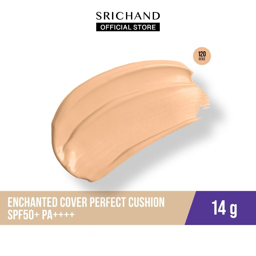 ⛔️(Pre-order)￼[ใหม่] SRICHAND เอนชานท์เท็ด คัพเวอร์ เพอร์เฟคท์ คุชชั่น เอสพีเอฟ 50+ Enchanted Cover Perfect Cushion spf50+ pa++++ 14g