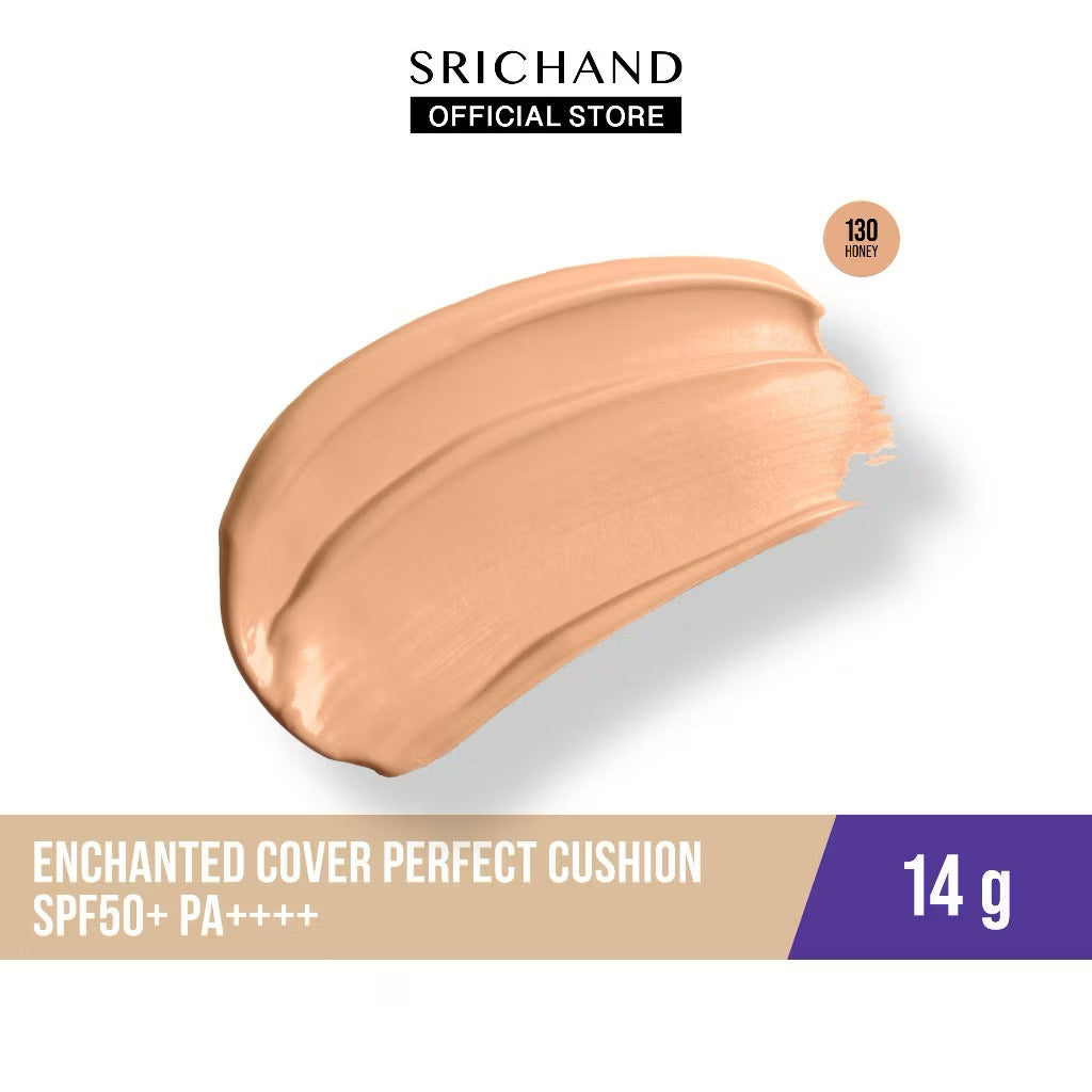 ⛔️(Pre-order)￼[ใหม่] SRICHAND เอนชานท์เท็ด คัพเวอร์ เพอร์เฟคท์ คุชชั่น เอสพีเอฟ 50+ Enchanted Cover Perfect Cushion spf50+ pa++++ 14g