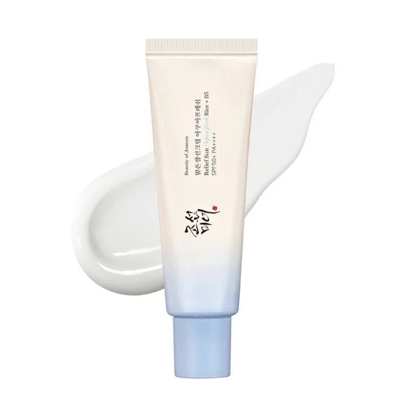 Beauty of Joseon Relief Sun Aqua-Fresh Rice B5 SPF50+ PA++++ 50ml ครีมกันแดดสูตรผิวมัน เนื้อบางเบา ไม่มัน.