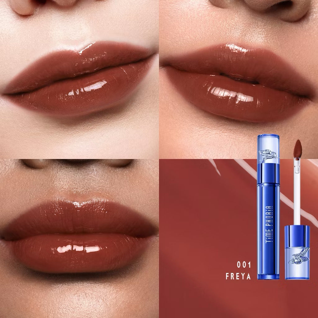 ⛔️(Pre-order)￼TimePhoria Aphrodite Everlasting Glossy Tint ลิปกลอสกระจก ฉ่ำวาว เงาวาว สีแน่น ติดทน ไม่แห้งปาก ปากอวบอิ่ม