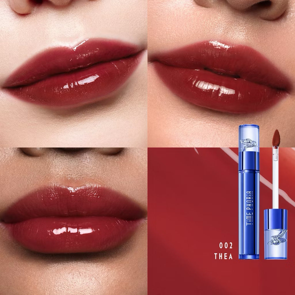 ⛔️(Pre-order)￼TimePhoria Aphrodite Everlasting Glossy Tint ลิปกลอสกระจก ฉ่ำวาว เงาวาว สีแน่น ติดทน ไม่แห้งปาก ปากอวบอิ่ม