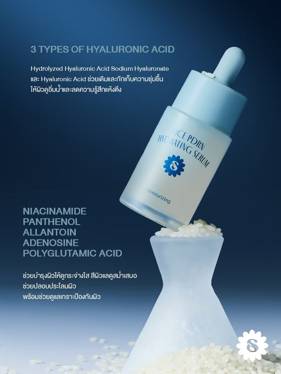 ⛔️(Pre-order)SUPERMOM l RICE PDRN HYDRATING SERUM ไรซ์ พีดีอาร์เอ็น ไฮเดรตติ้ง เซรั่ม 30 ml MADE IN KOREA