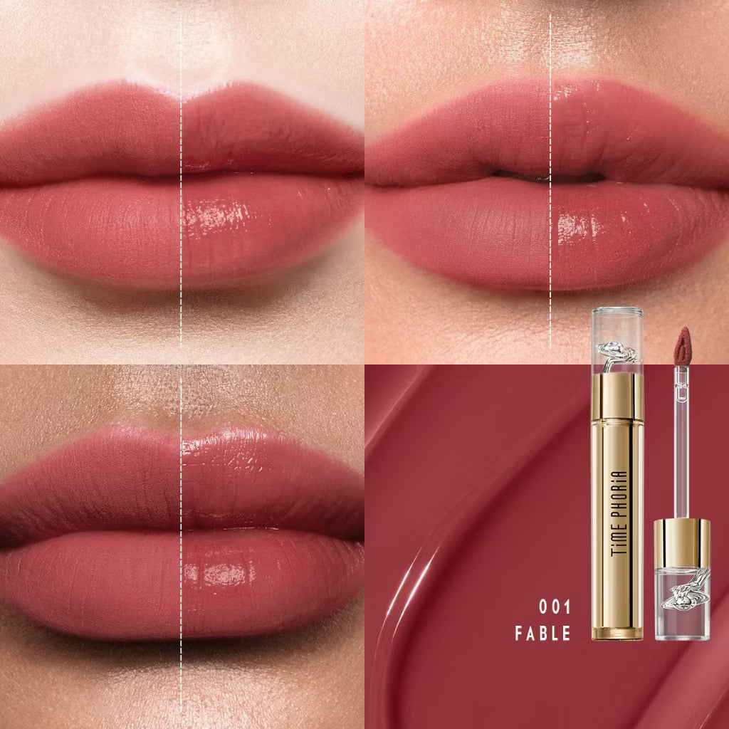 ⛔️(Pre-order)TimePhoria Elixir Velvet-Shine Switching Lip Cream ลิป ลิปสติก 2 ฟินิช แมตต์และฉ่ำในแท่งเดียว