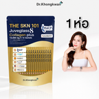 Juveglass Collagen plus 8ไทป์6 เทรดมาร์ค ลื่น ฉ่ำ วาว ข้อและผิว ผลิตภัณฑ์ของ ดร.ของขวัญ 15 ซอง