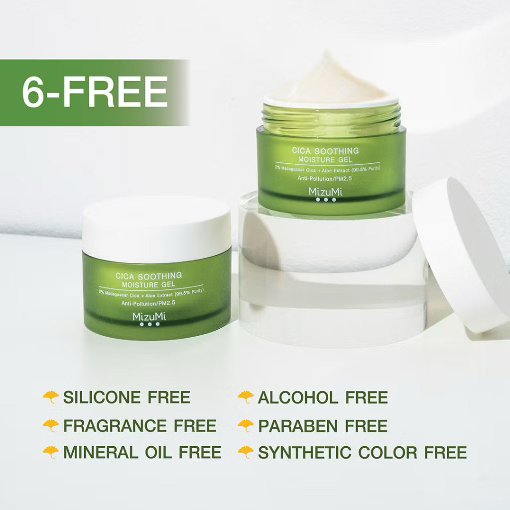 ⛔️(Pre-order)￼MizuMi Cica Soothing Moisture Gel (45ml) มอยส์เจอร์ไรเซอร์สำหรับผิวมัน เป็นสิวง่าย ซึมไว