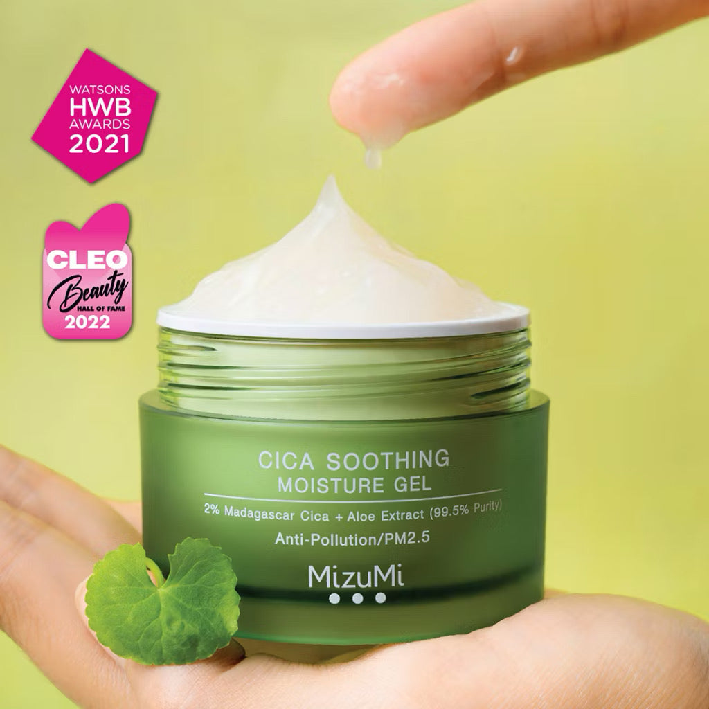 ⛔️(Pre-order)￼MizuMi Cica Soothing Moisture Gel (45ml) มอยส์เจอร์ไรเซอร์สำหรับผิวมัน เป็นสิวง่าย ซึมไว