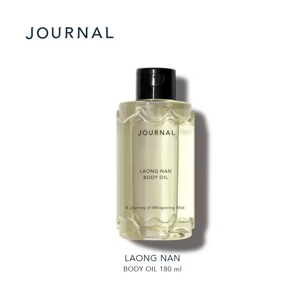 *New! * Journal Laong Nan Body Oil 180 ml. บอดี้ออย ออยล์บำรุงผิว เนื้อบางเบา ซึมไว กลิ่นของความสงบในฤดูหนาว ⛔️15/6