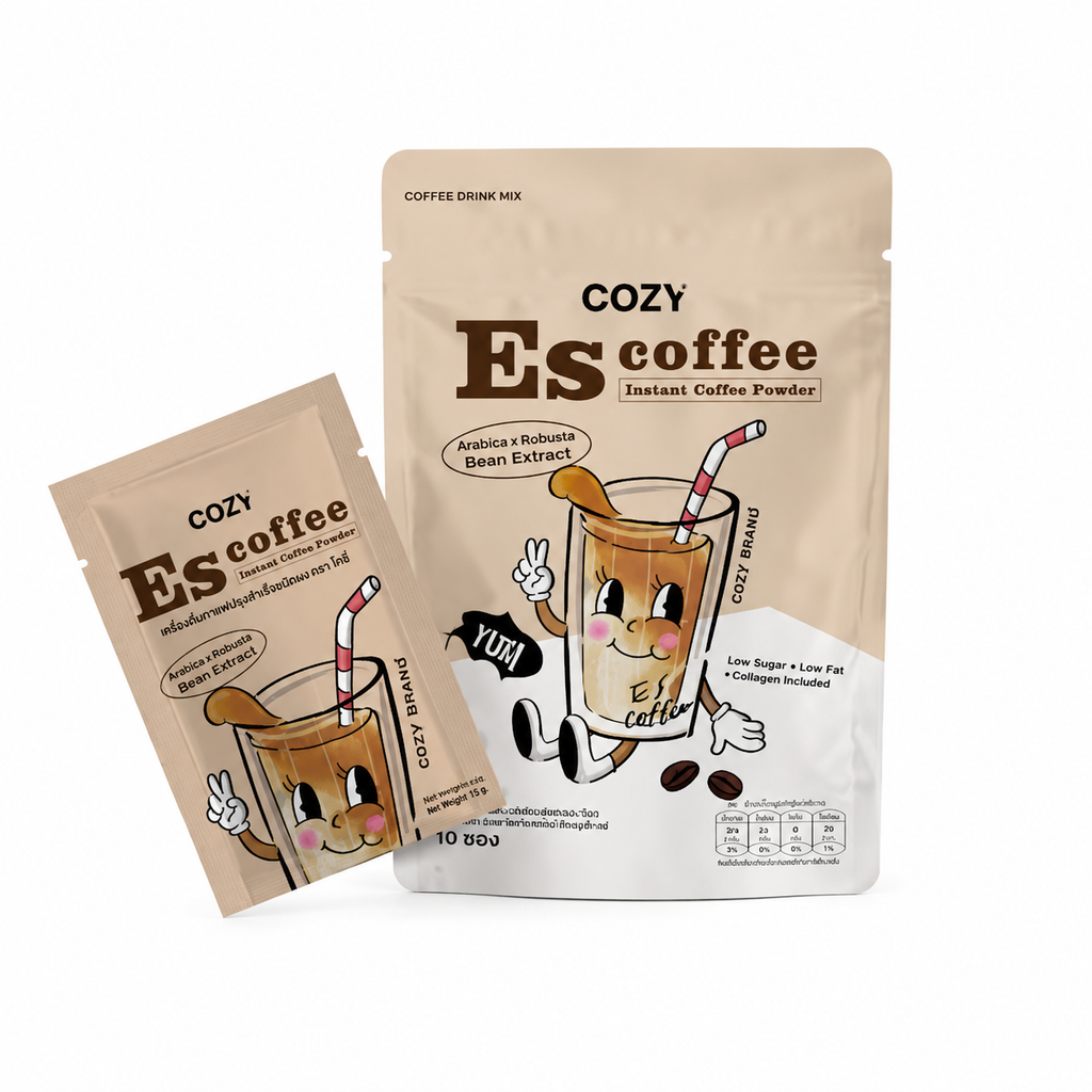Escoffee 𝐛𝐲 CozyS 🤎โคซี่เอส กาแฟcosy อร่อย หอมกรุ่น ทานง่าย 10 ซอง