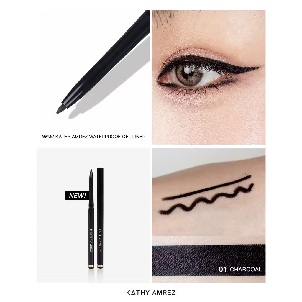 ⛔️ (Pre-order) KATHY AMREZ Waterproof Gel Liner เจลไลเนอร์ เส้นเล็ก 0.3 mm 3 เฉดสี