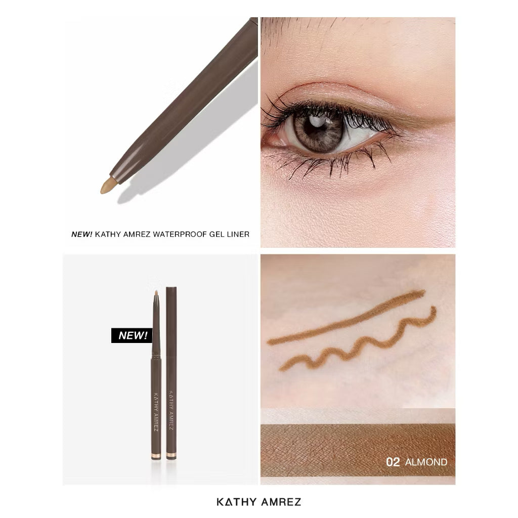 ⛔️ (Pre-order) KATHY AMREZ Waterproof Gel Liner เจลไลเนอร์ เส้นเล็ก 0.3 mm 3 เฉดสี