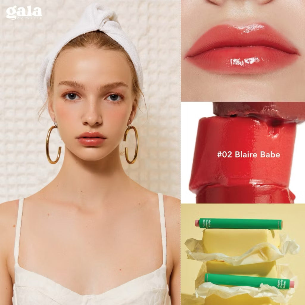⛔️ (Pre-order) GALA CAMILLE Melty Creme Balm ลิปบาล์มฟินิชกลอส สีชัด ปากฉ่ำวาว 1.8g.