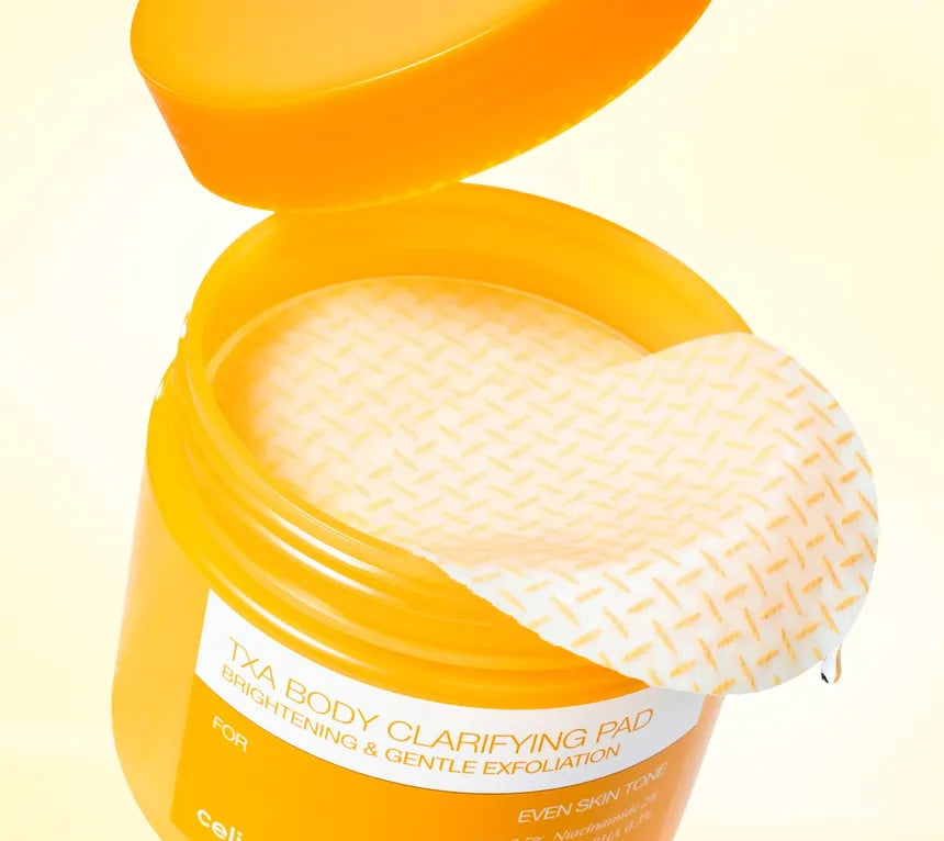 Celimax TXA Body Clarifying Padแผ่นเช็ดผิวกายเพื่อการผลัดเซลล์ผิวอย่างอ่อนโยน 50pads
