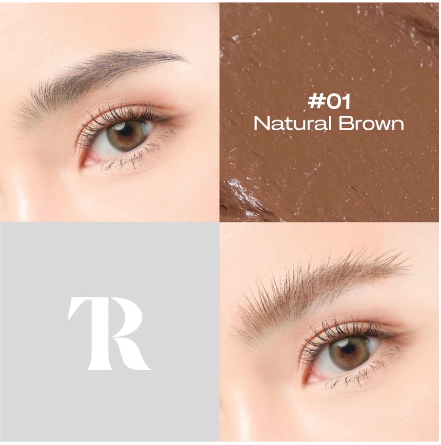 TIARA Cosmetics FixMe Brow Mascara มาสคาร่าคิ้วแบบแท่ง ลิฟติ้งขนคิ้ว คิ้วฟู 5g. (มี 5 เฉด)