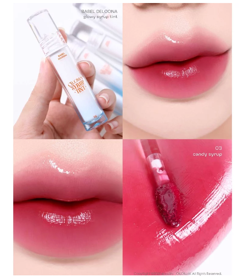 ⛔️ (Pre-order) BABEL DELOONA Glowy Syrup Tint ลิปไซรัป ทินต์ทิ้งสเตน 2g.