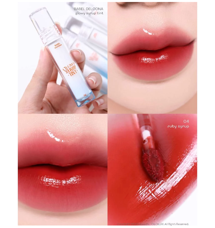 ⛔️ (Pre-order) BABEL DELOONA Glowy Syrup Tint ลิปไซรัป ทินต์ทิ้งสเตน 2g.