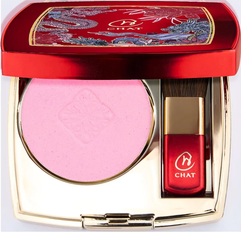 ⛔️ (Pre-order) CHAT COSMETICS The Endless Luck and Shine Blusher บลัชออนสูตรแมตต์ผสมชิมเมอร์ พิกเมนต์แน่น ติดทนนาน 3g.