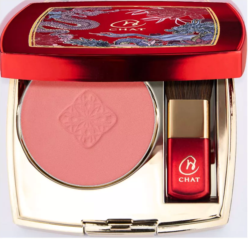 ⛔️ (Pre-order) CHAT COSMETICS The Endless Luck and Shine Blusher บลัชออนสูตรแมตต์ผสมชิมเมอร์ พิกเมนต์แน่น ติดทนนาน 3g.