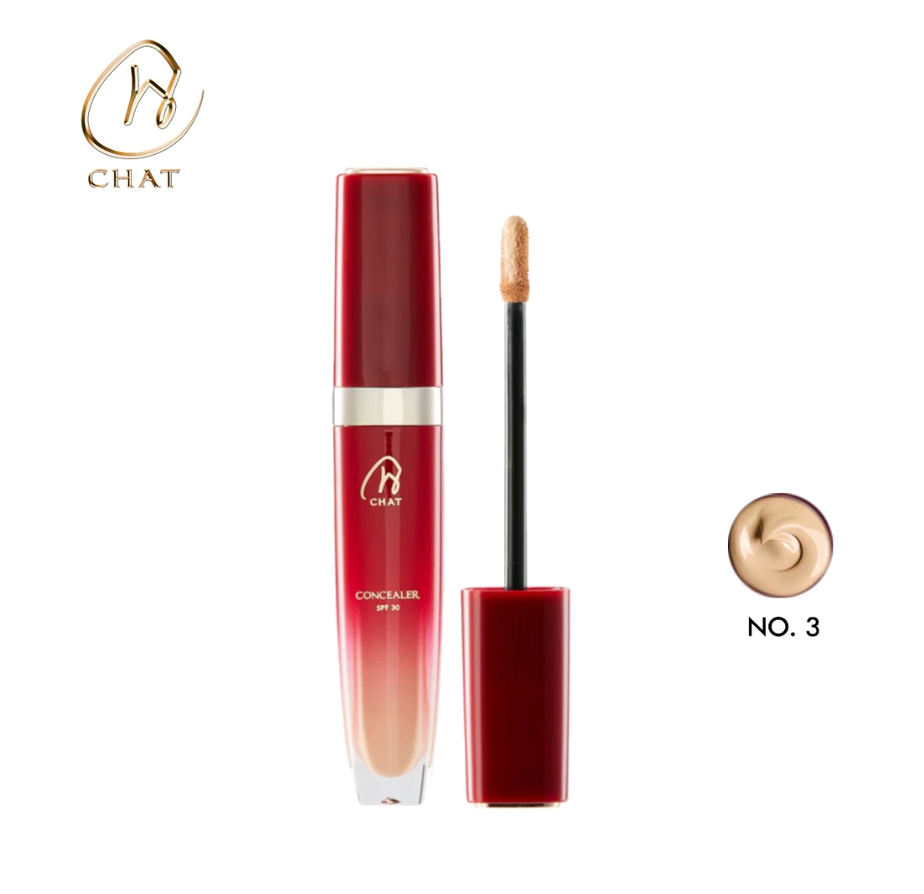 ⛔️ (Pre-order) CHAT COSMETICS Professional Cover Concealer SPF30 คอนซีลเลอร์เนื้อครีม ปกปิดเนียน ไม่หนักผิว 3ml.
