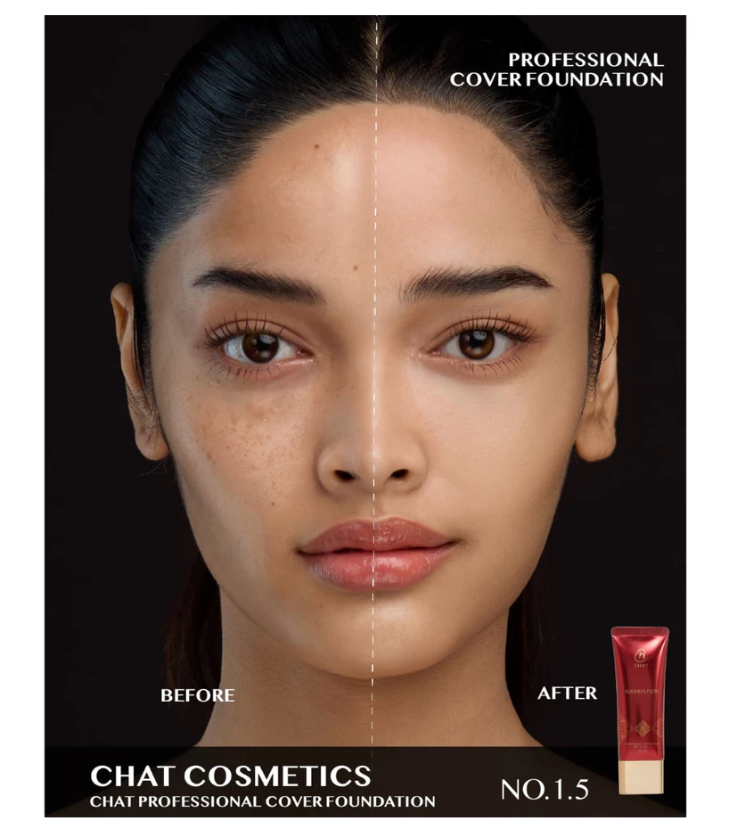 ⛔️ (Pre-order) CHAT COSMETICS Professional Foundation รองพื้นสูตรติดทนนาน 30ml.