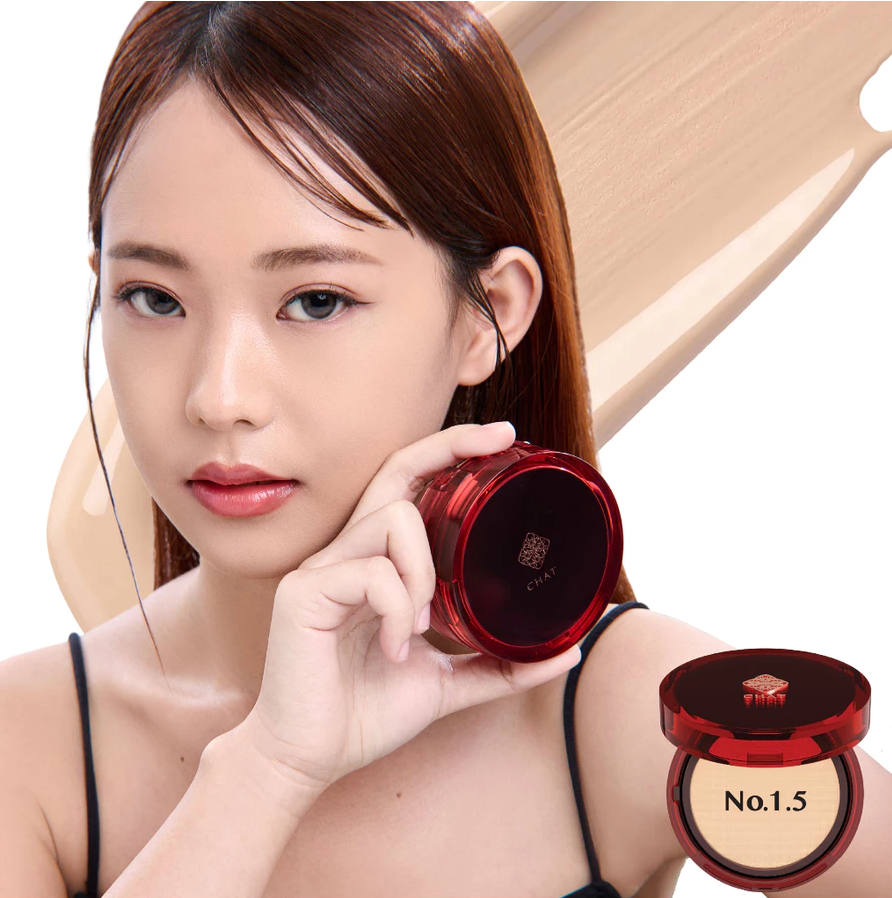 ⛔️ (Pre-order) CHAT COSMETICS Lasting Soft Matte Cushion SPF50PA+++ คุชชั่นเนื้อแมตต์บางเบา ผิวสวย Soft Matte Finish 14g.