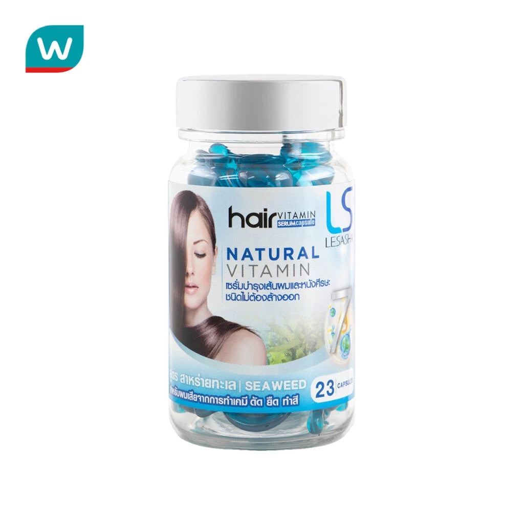 (Pre-order) Le Sasha เลอซาช่า วิตามินบำรุงเส้นผม สูตรสาหร่ายทะเล 23 แคปซูล