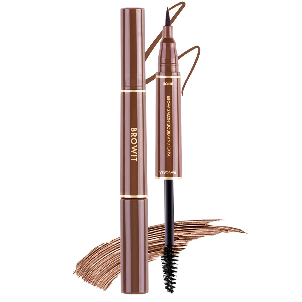 ⛔️ (Pre-order) CHAT COSMETICS Browit Brow Salon Liquid and Cara ปากกาเมจิกเขียนคิ้วและมาสคาร่าคิ้ว 2in1 กันน้ำ ติดทนนาน