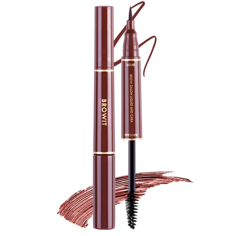 ⛔️ (Pre-order) CHAT COSMETICS Browit Brow Salon Liquid and Cara ปากกาเมจิกเขียนคิ้วและมาสคาร่าคิ้ว 2in1 กันน้ำ ติดทนนาน