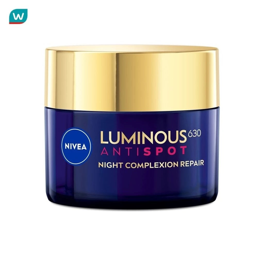 (Pre-order) NIVEA Luminous 630 Anti-Spot Night Complexion Repair ช่วยลดเลือนฝ้าแดดและจุดด่างดำ  50ml