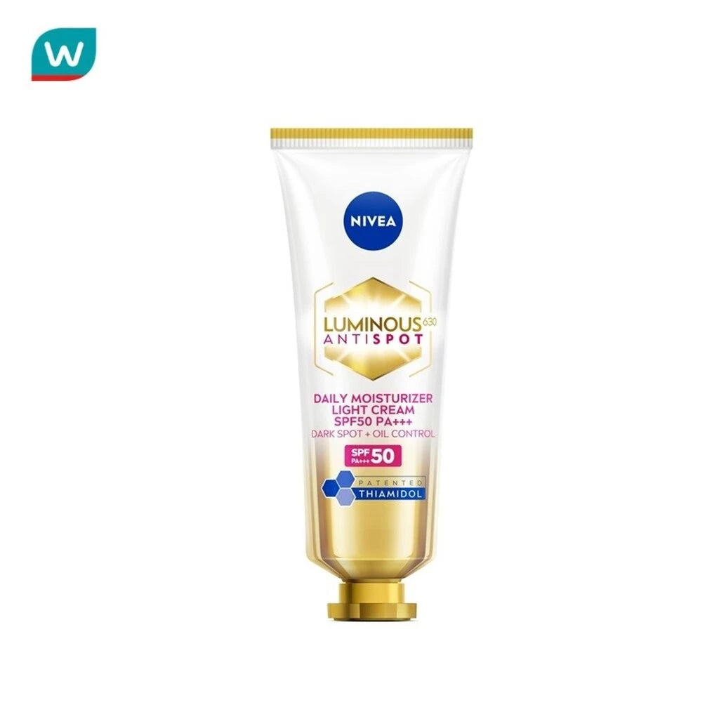 (Pre-order) NIVEA Luminous 630 Anti-Spot Daily Moisturizer Light Cream ครีมบำรุงผิวพร้อมกันแดด SPF50 PA+++ 40ml