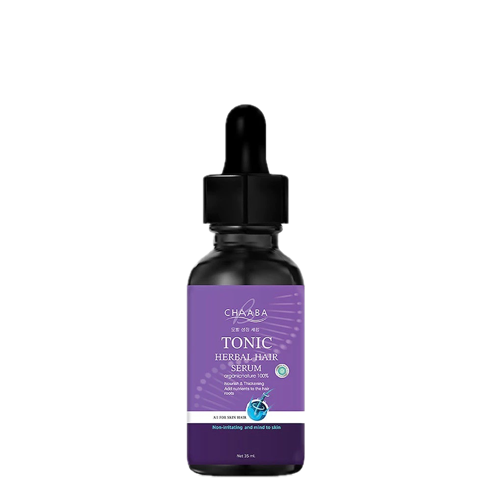 CHABA Tonic Herbal Hair Serum แฮร์โทนิคชบา เซรั่มสมุนไพรบำรุงหนังศีรษะ ผม คิ้ว ลูกผม 35ml