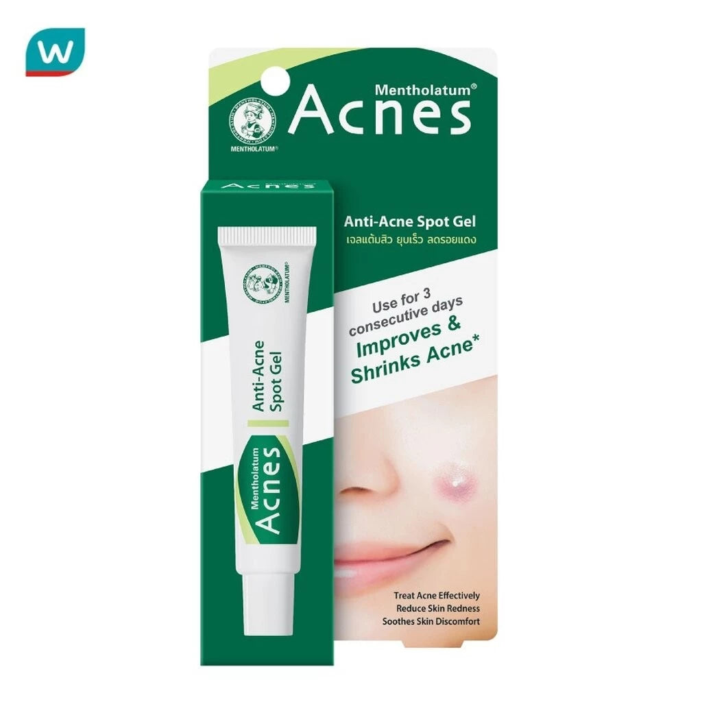 (Pre-order) Mentholatum Acnes Anti-Acne Spot Gel เจลแต้มสิว ช่วยลดสิวอักเสบ 18 กรัม