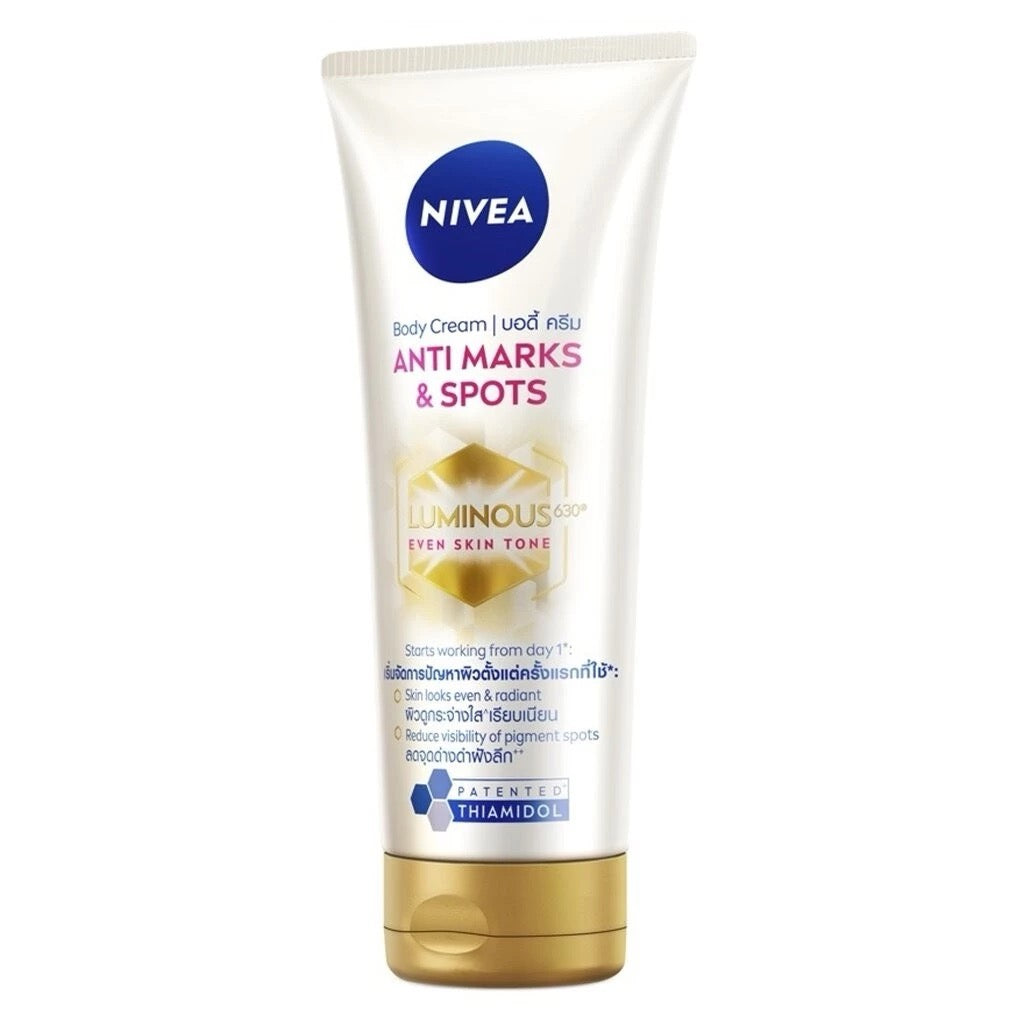 NIVEA Luminous 630 Body Cream Anti-Marks & Spots บอดี้ครีมฟื้นบำรุงผิวกาย 200 ml.