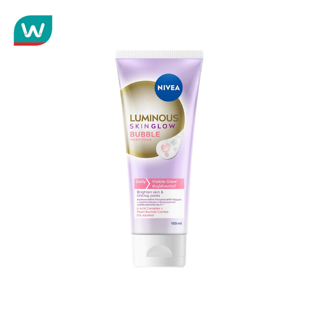 (Pre-order) NIVEA Luminous 630 Skin Glow Bubble Wash Foam โฟมล้างหน้าบับเบิ้ล 100ml
