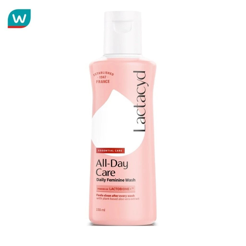 (Pre-order) Lactacyd แลคตาซิด ออล เดย์ ผลิตภัณฑ์ทำความสะอาดจุดซ่อนเร้น  150 มล.