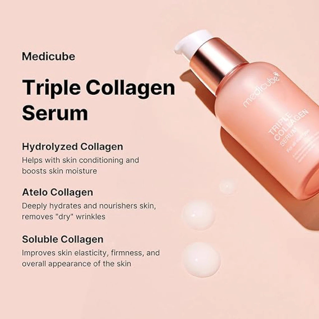 MEDICUBE Triple Collagen Serum 4.0 ช่วยเติมเต็มความชุ่มชื้น กระชับผิว 55 ml