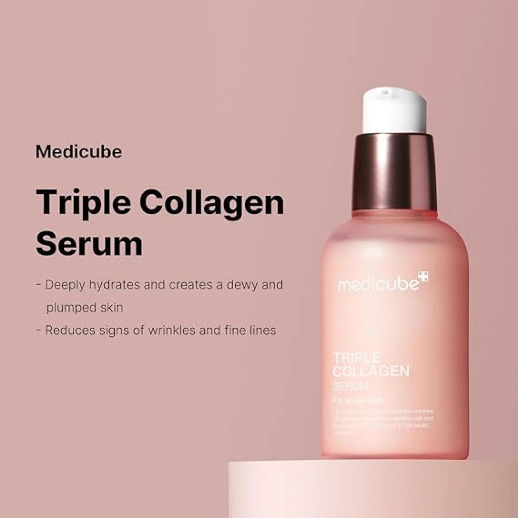 MEDICUBE Triple Collagen Serum 4.0 ช่วยเติมเต็มความชุ่มชื้น กระชับผิว 55 ml