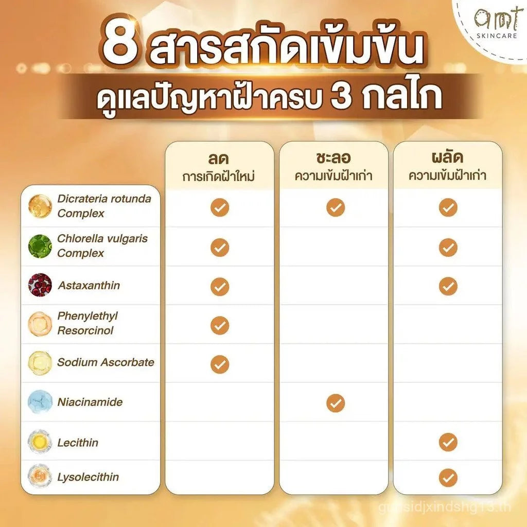 AMT Liposome Melasma Spot Serum เจลแต้มฝ้า ลดจุดด่างดำ ฟื้นฟูผิวกระจ่างใส 10ml.