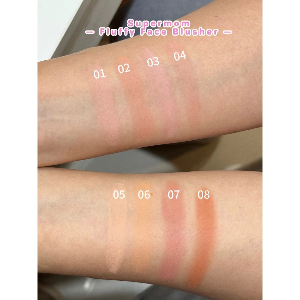 ⛔️ (Pre-order) SUPERMOM FLUFFY FACE BLUSHER บลัชออน เนื้อนุ่ม สีชัด Vegan 4.5g