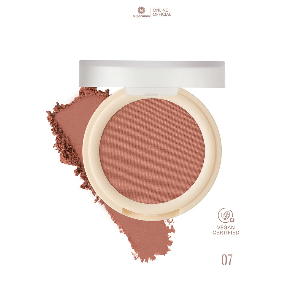 ⛔️ (Pre-order) SUPERMOM FLUFFY FACE BLUSHER บลัชออน เนื้อนุ่ม สีชัด Vegan 4.5g