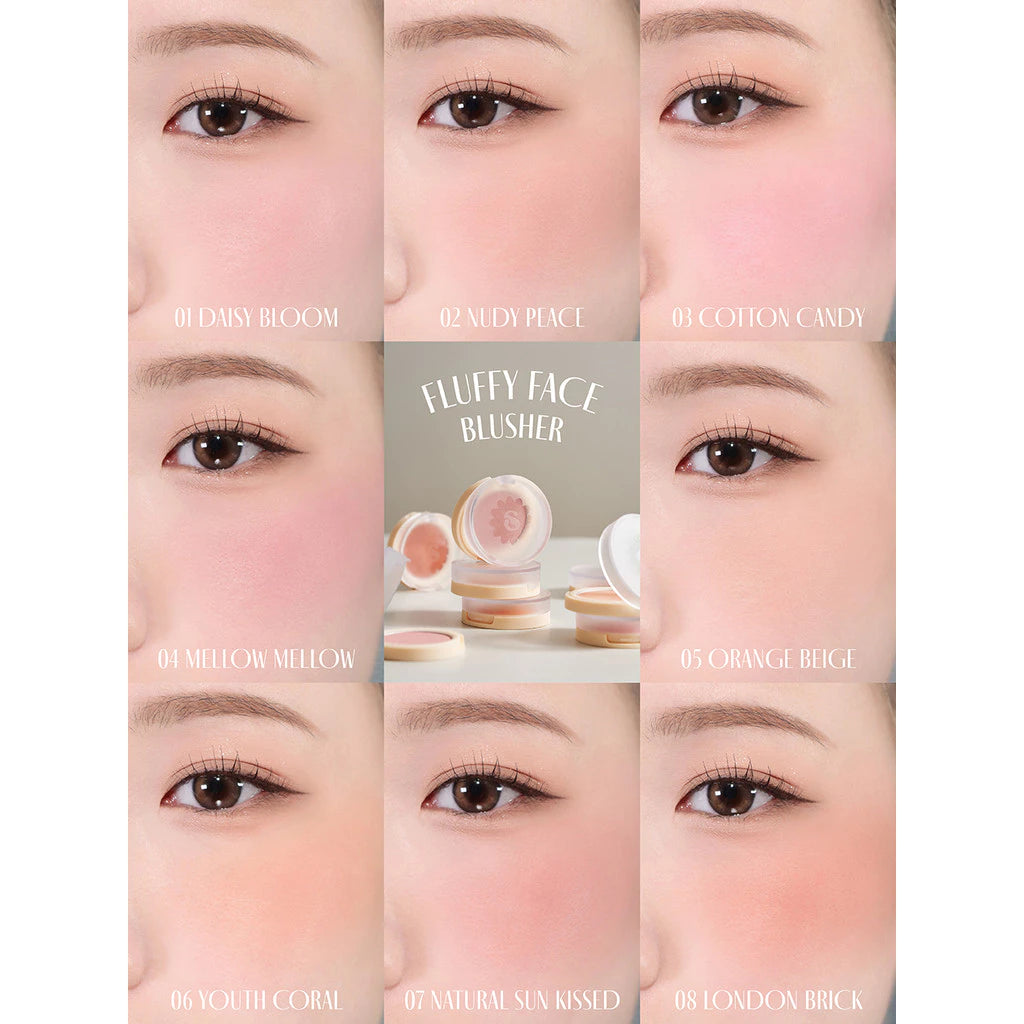 ⛔️ (Pre-order) SUPERMOM FLUFFY FACE BLUSHER บลัชออน เนื้อนุ่ม สีชัด Vegan 4.5g