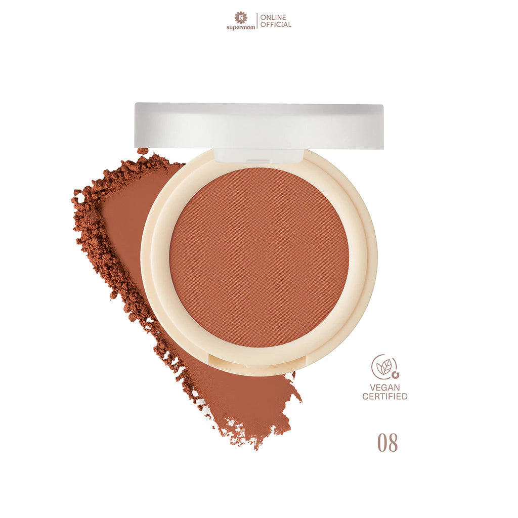 ⛔️ (Pre-order) SUPERMOM FLUFFY FACE BLUSHER บลัชออน เนื้อนุ่ม สีชัด Vegan 4.5g