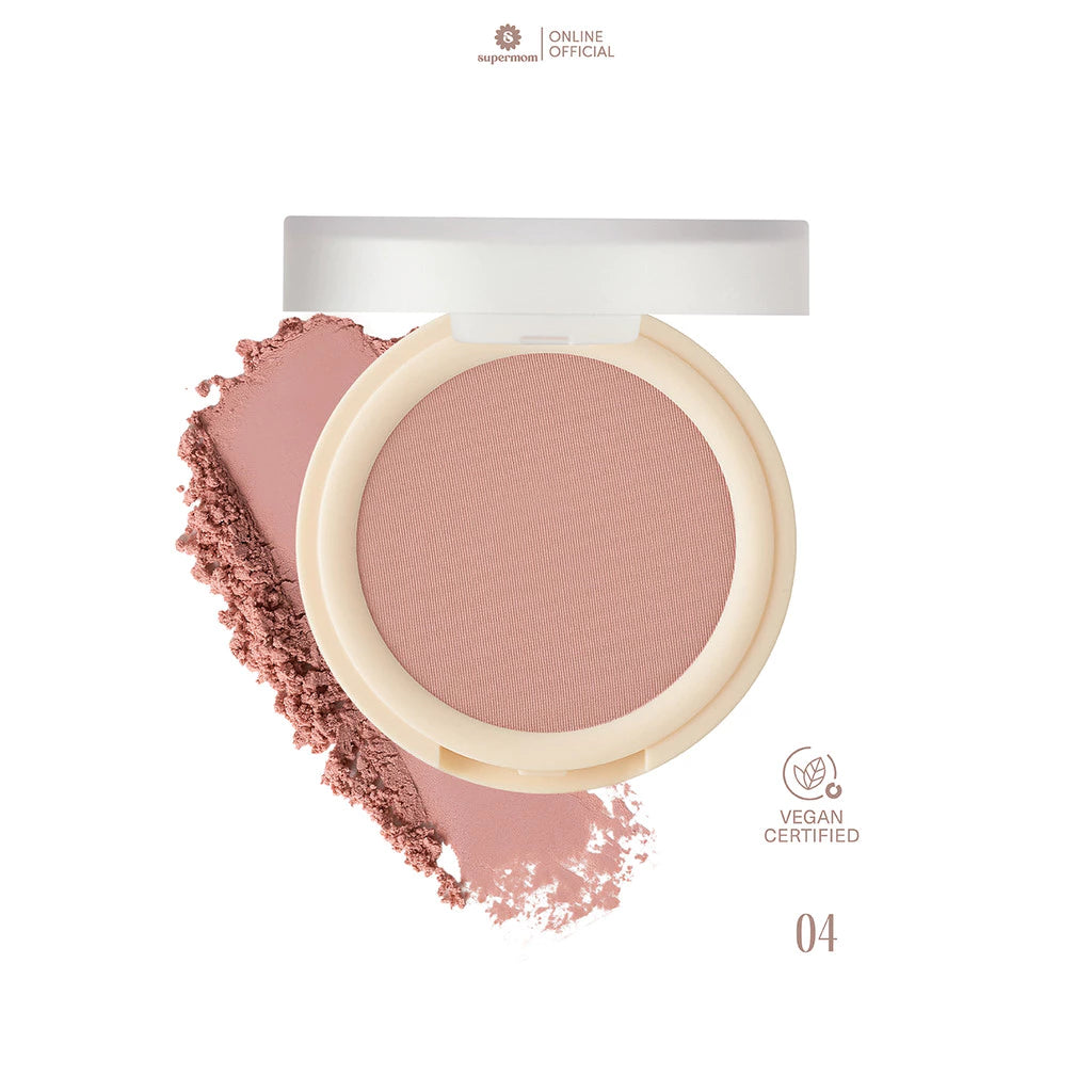 ⛔️ (Pre-order) SUPERMOM FLUFFY FACE BLUSHER บลัชออน เนื้อนุ่ม สีชัด Vegan 4.5g
