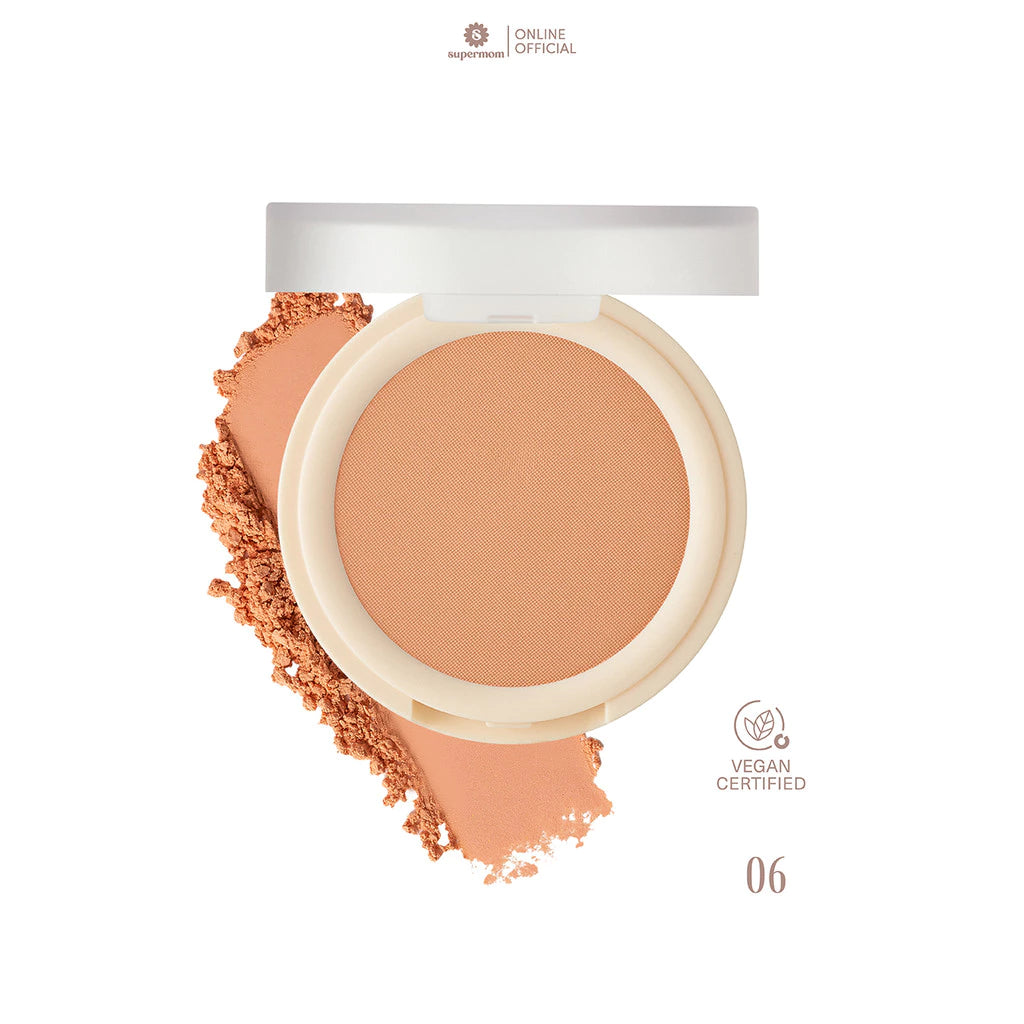 ⛔️ (Pre-order) SUPERMOM FLUFFY FACE BLUSHER บลัชออน เนื้อนุ่ม สีชัด Vegan 4.5g